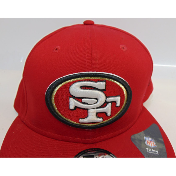 New Era San Francisco 49ers Red SnapBack Hat Side One Size NFL Team 9Fifty 950 - Picture 2 of 11